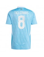 Belgie Youri Tielemans #8 Venkovní Dres ME 2024 Krátký Rukáv